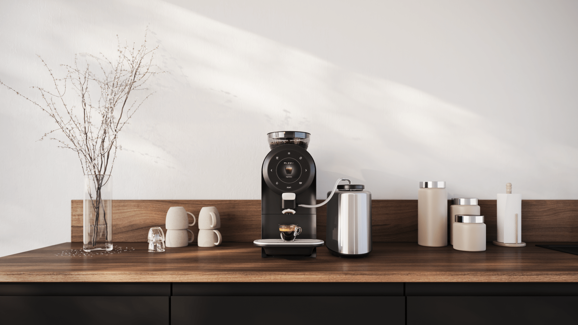 SPRSO Bean To Cup Coffee Machine Barista Black - Image 5
