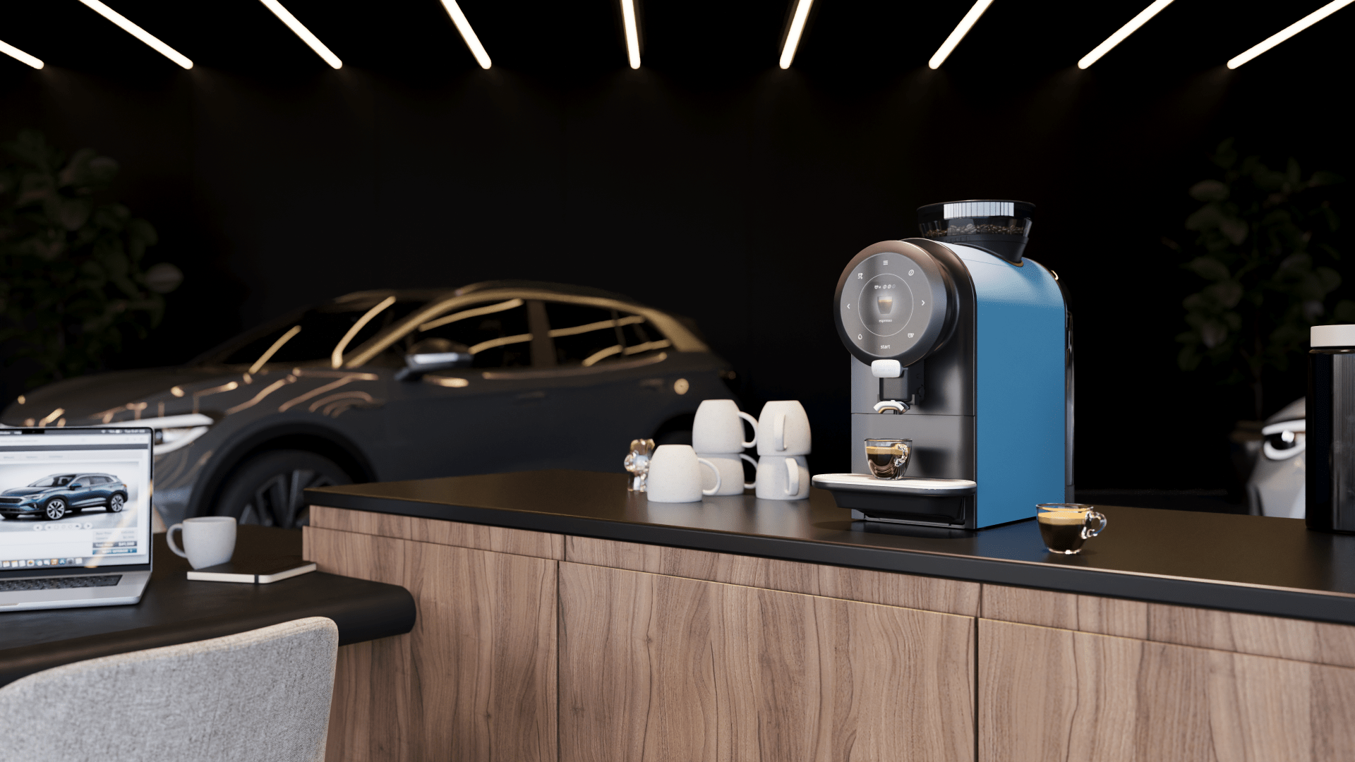 SPRSO Bean To Cup Coffee Machine Pastel Bloom - Image 4