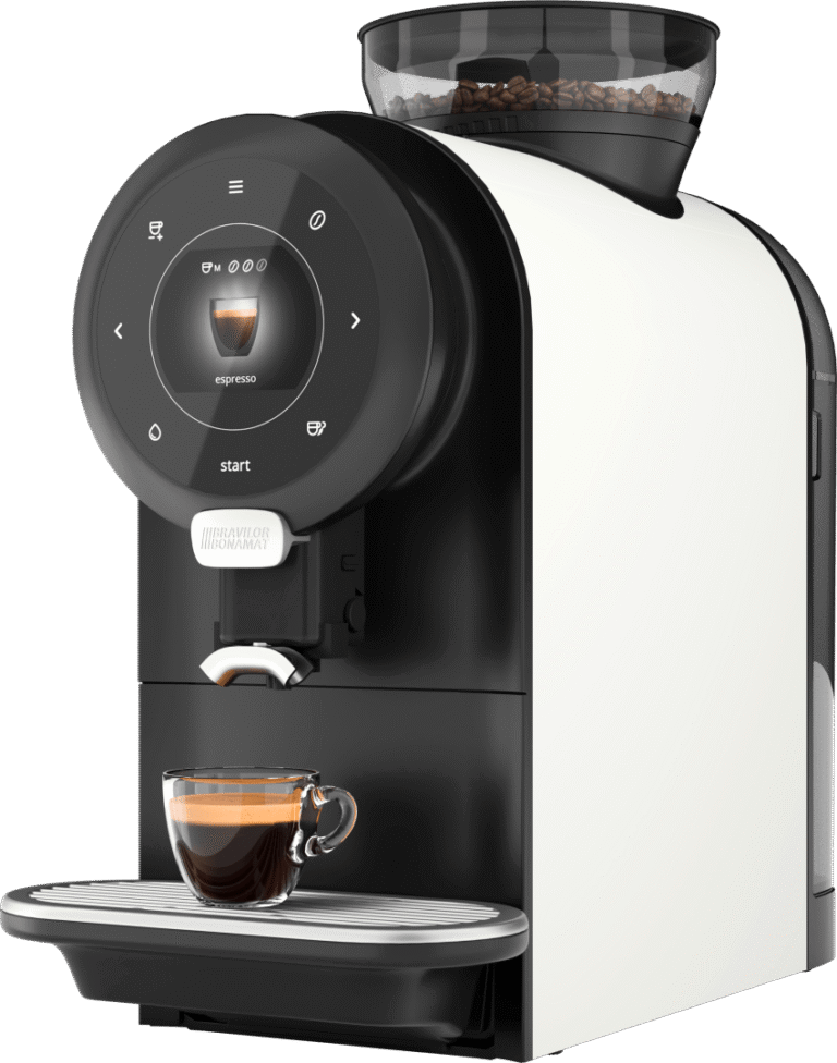SPRSO Bean To Cup Coffee Machine Latte White